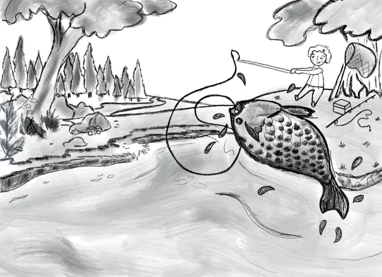The Treasure of the Lake, page 6.