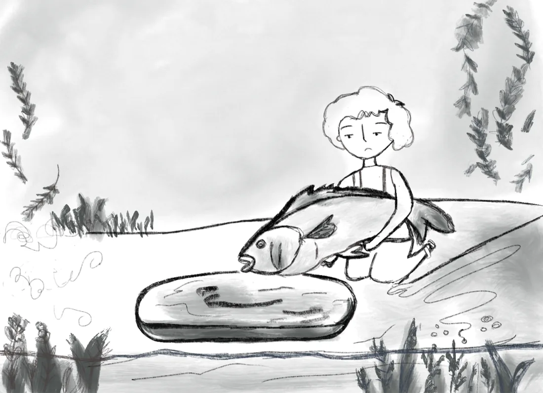 The Treasure of the Lake, page 8.