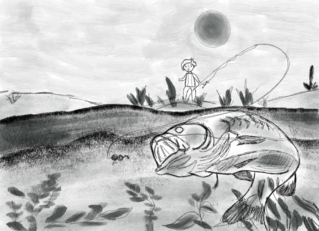 The Treasure of the Lake, page 12.